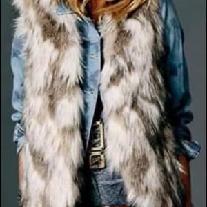 Free People Faux fur vest